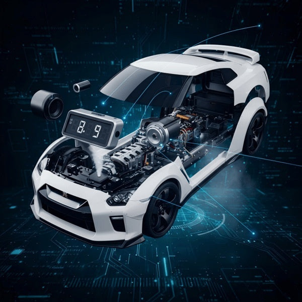 Supercar Alarm Clock with Lifelike Engine Sound & Lighting Effects – LED Car Clock for Kids, Teens & Car Lovers