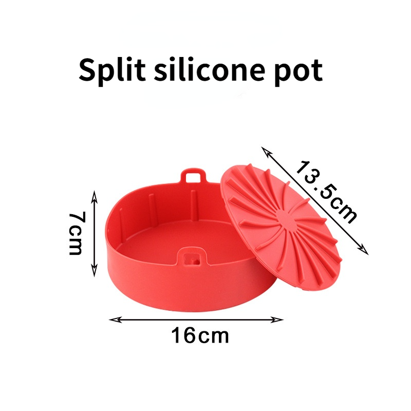 Air Fryer Silicone Pot – Reusable Heat‑Resistant Multifunctional Air Fryer & Oven Accessory for Cooking, Baking & Easy Cleanup