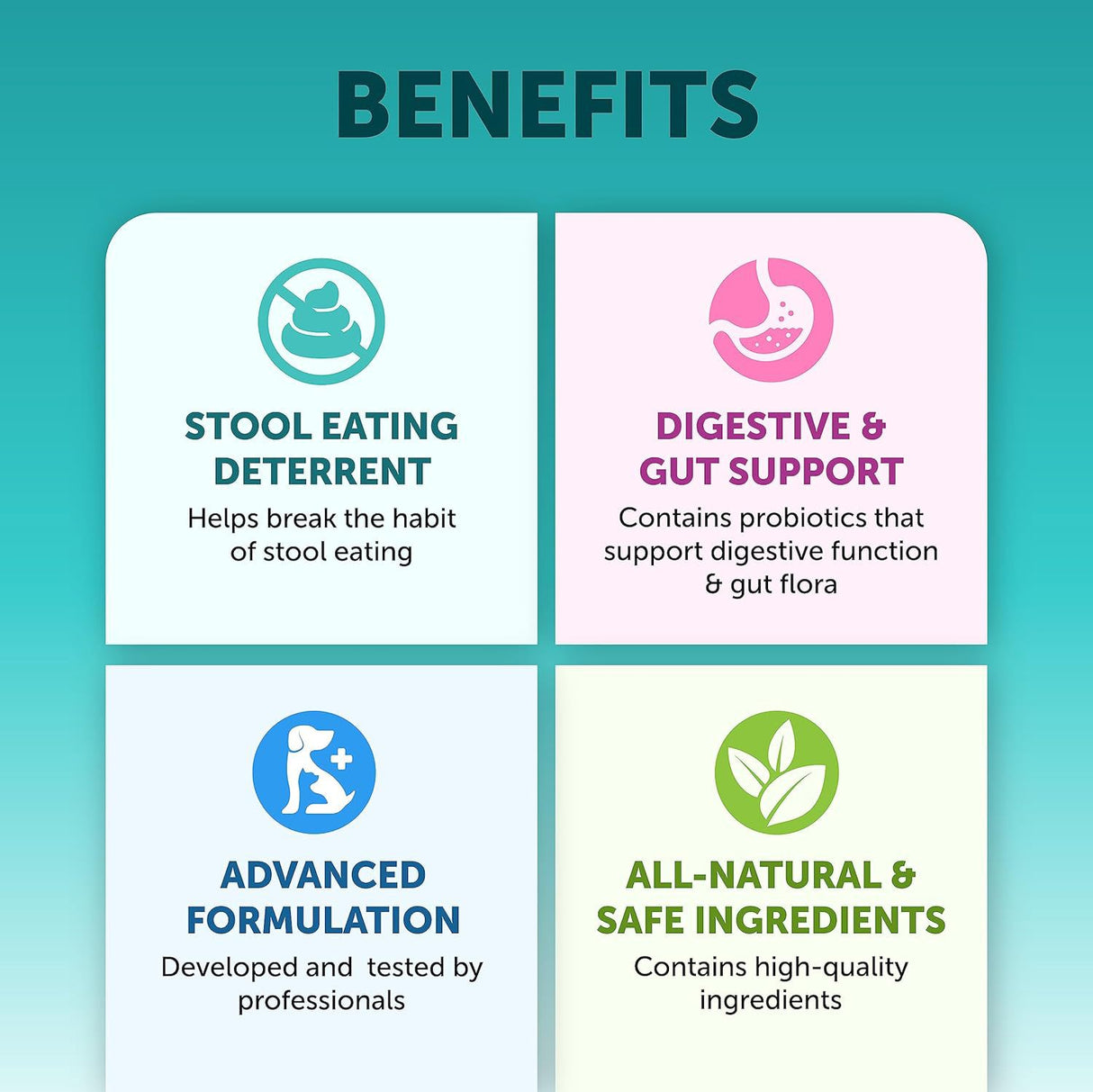 Pet Intestinal Probiotic Chewable Tablets – Digestive Support for Dogs & Cats | Gut Health & Daily Wellness Supplement