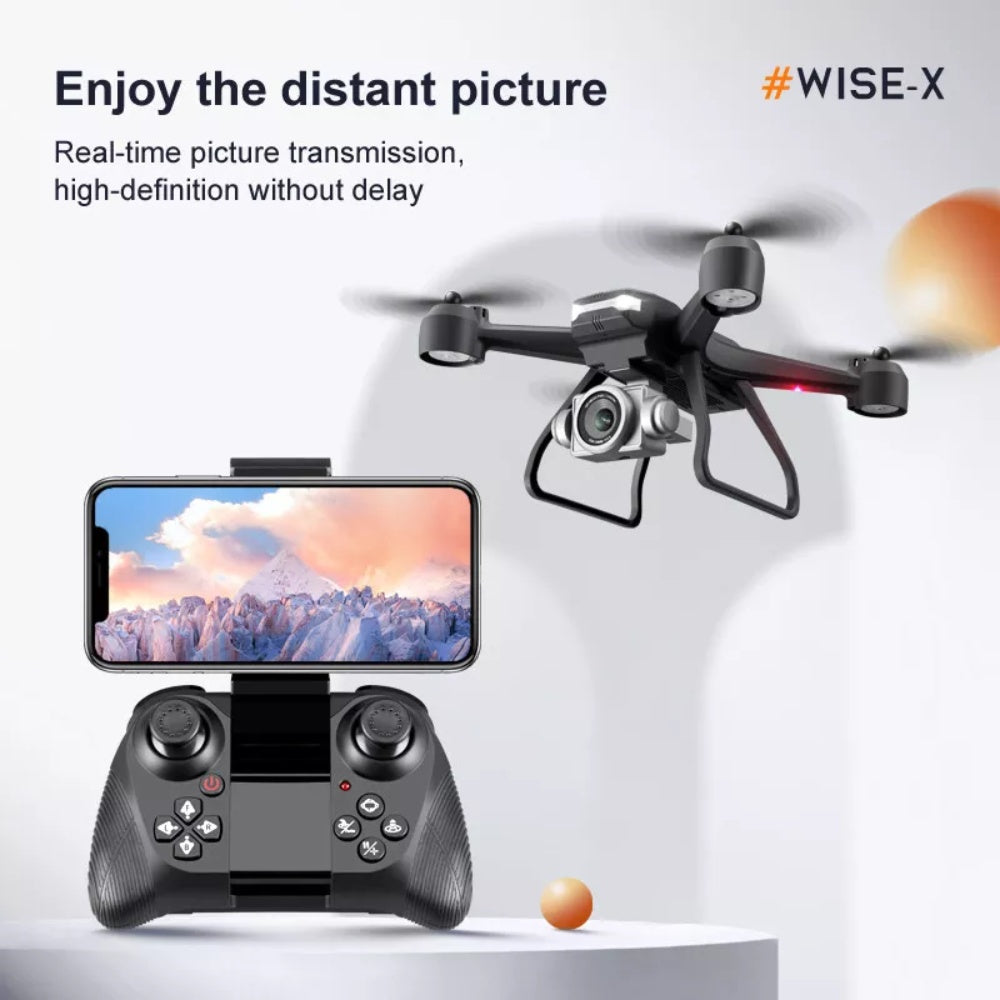 V14 6K Dual Camera FPV Drone — Portable WiFi RC Quadcopter with 2 Batteries for Beginners & Pros