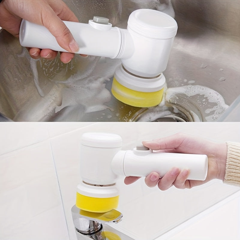 Electric Spin Cleaning Brush – USB Rechargeable Cordless Power Scrubber for Kitchen & Bathroom