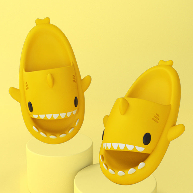 Cartoon Shark Slippers Funny Cutes Soft Slipper Indoor Outdoor Shoes For Women Men Couples