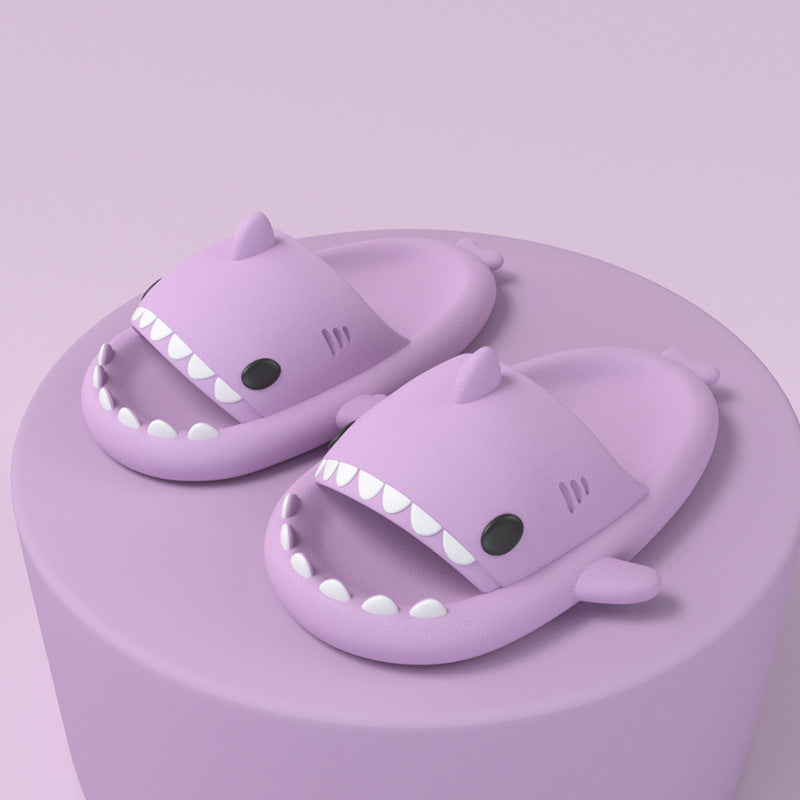 Cartoon Shark Slippers Funny Cutes Soft Slipper Indoor Outdoor Shoes For Women Men Couples