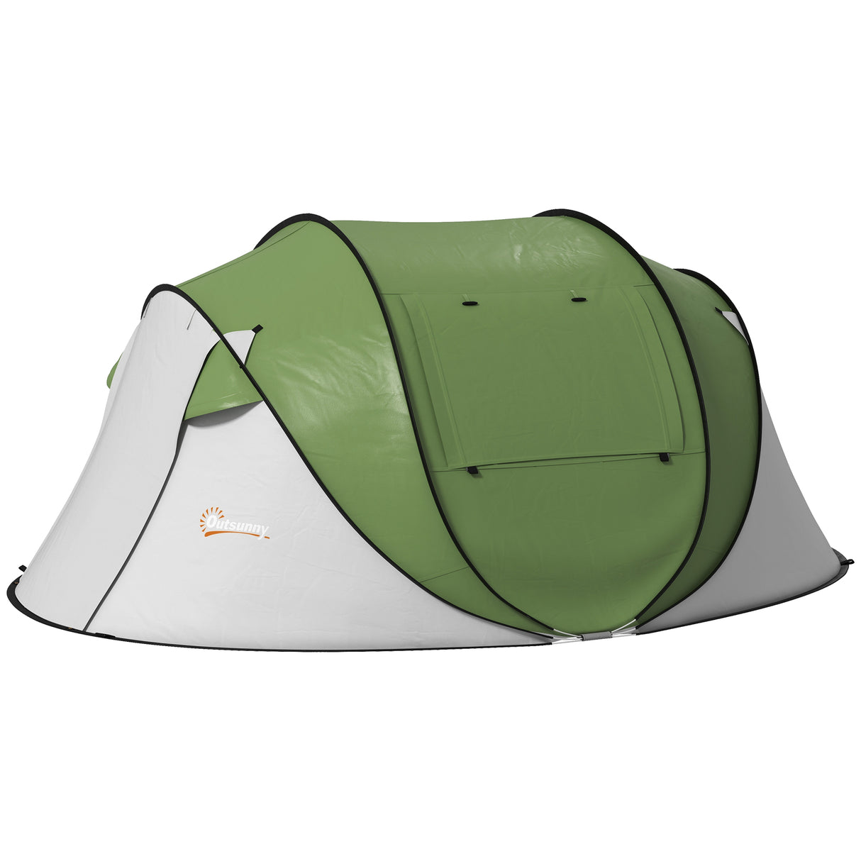 Pop-Up Camping Tent with Porch & Carry Bag – 2–3 Person, 3000mm, Waterproof, Green