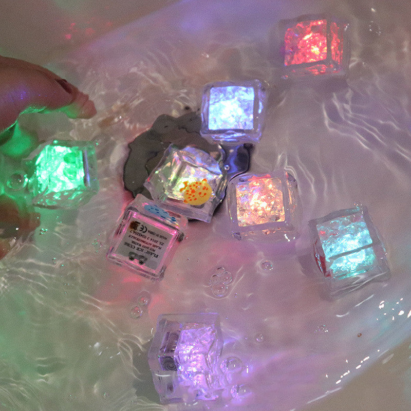 Light Emitting Bath Toys In Children's Bathroom