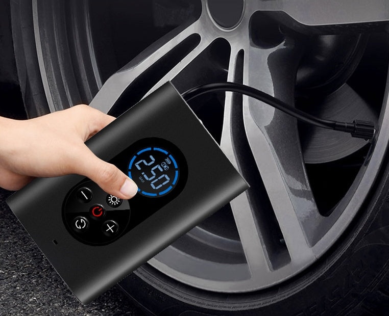 Smart Wireless Car Tire Air Pump – Portable Outdoor Tire Inflator