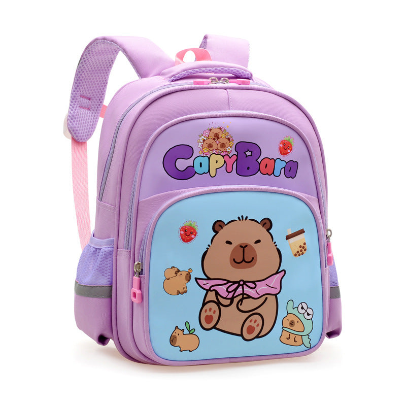 New Children's School Bag Cartoon Capabala School Bag