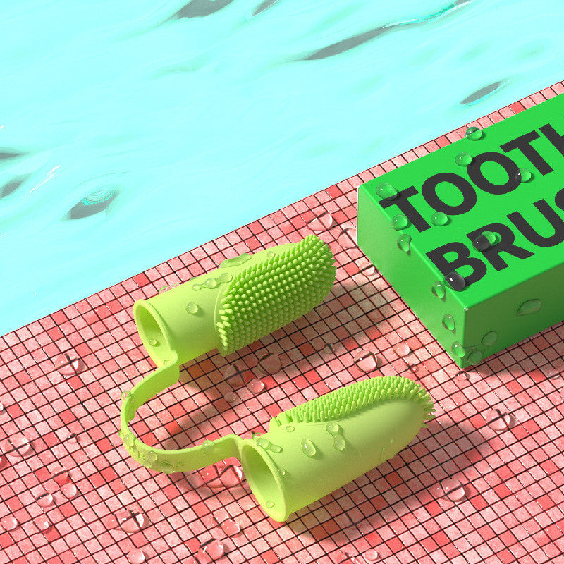 Pet Tooth Cleaning Finger Brush Set