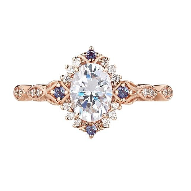 Rose Gold-Plated Flower Zircon Ring – Elegant Floral Design Cubic Zirconia Ring for Women, Fashion Jewelry Gift