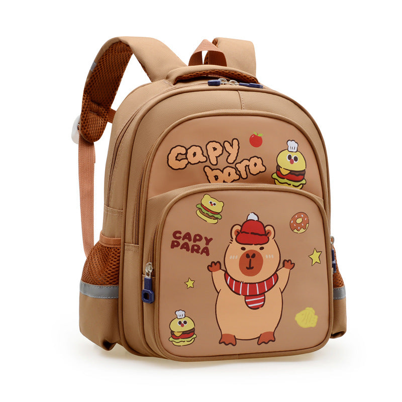 New Children's School Bag Cartoon Capabala School Bag