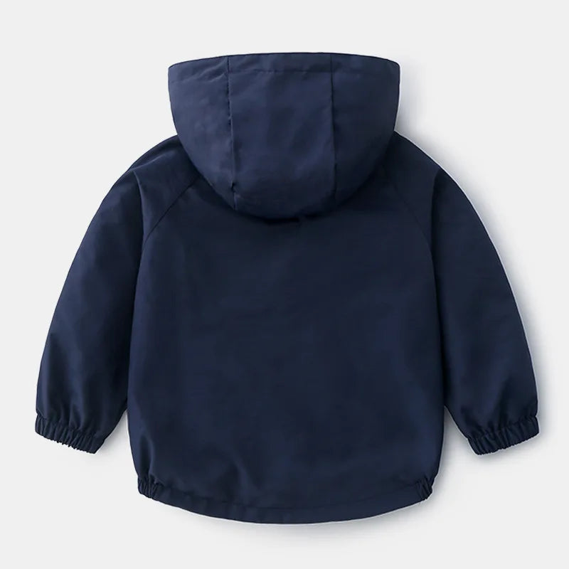 Baby Boys Winter Jacket – Warm Hooded Coat for Toddlers | Soft Fleece Lined Infant Outerwear