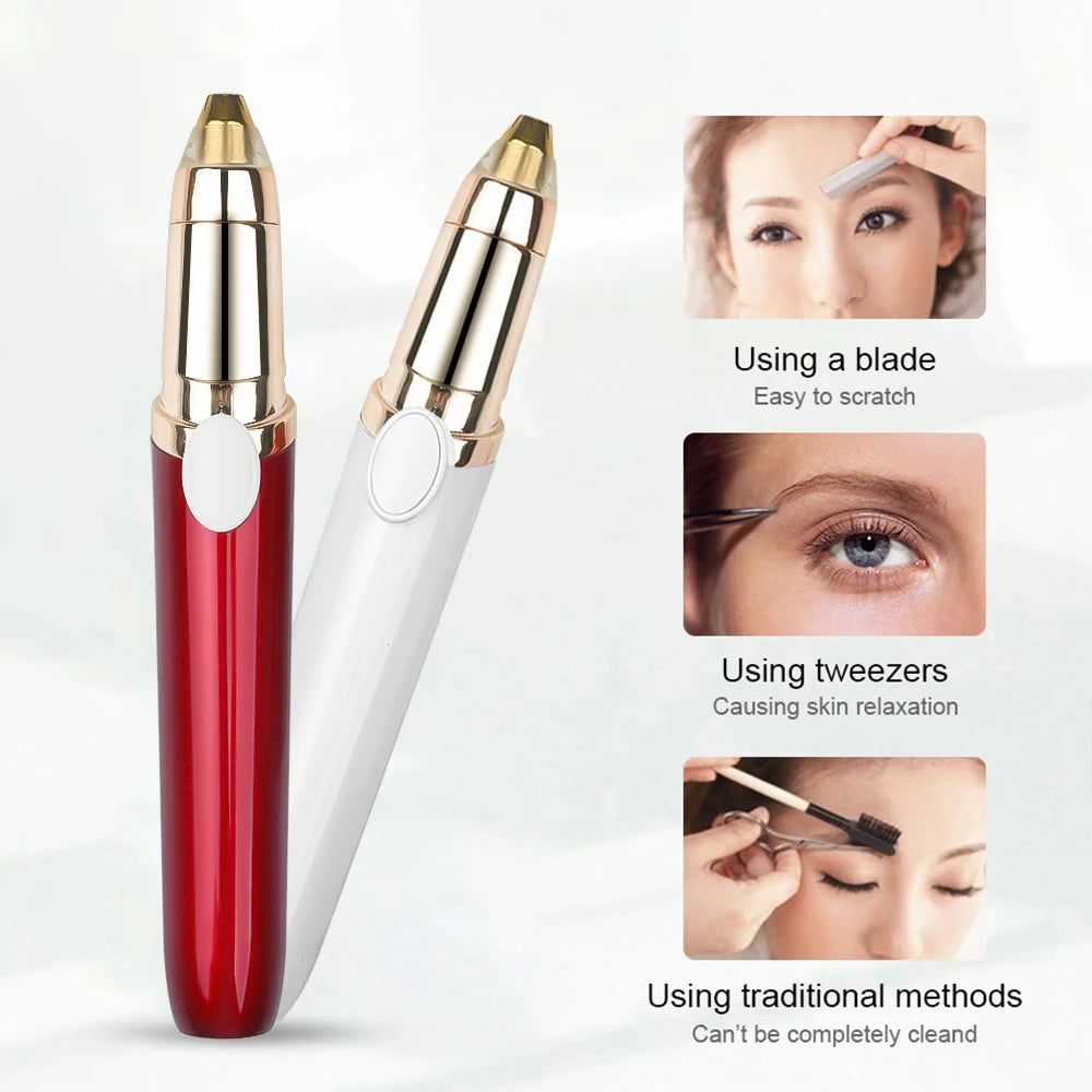 USB Rechargeable Painless Eyebrow Trimmer