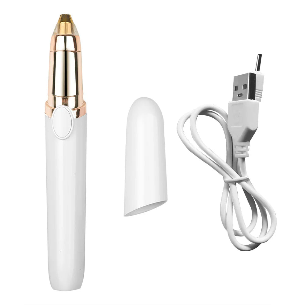 USB Rechargeable Painless Eyebrow Trimmer