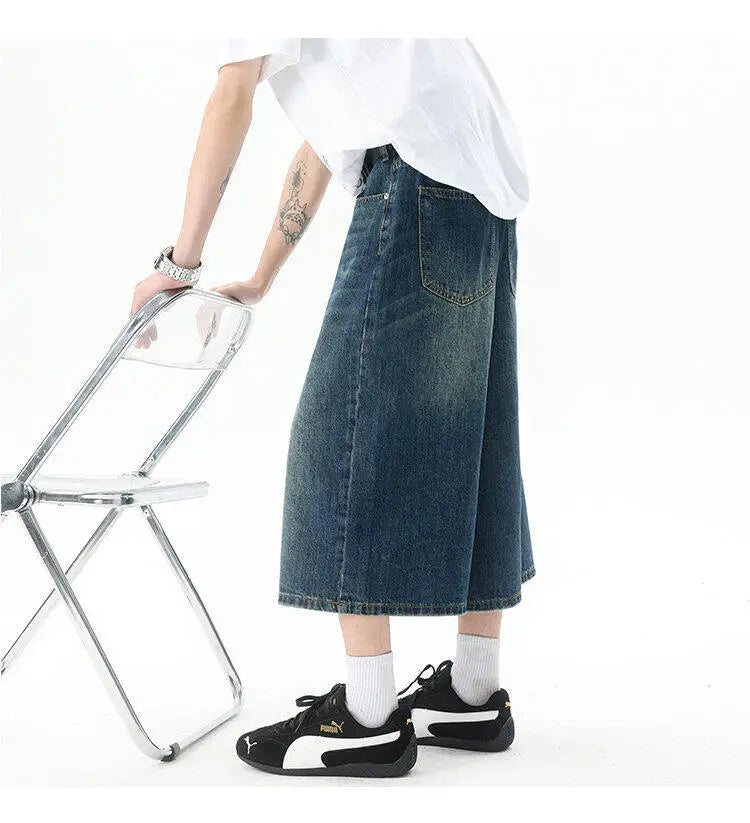 Men’s Trendy High-Waisted Wide