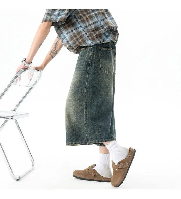 Men’s Trendy High-Waisted Wide