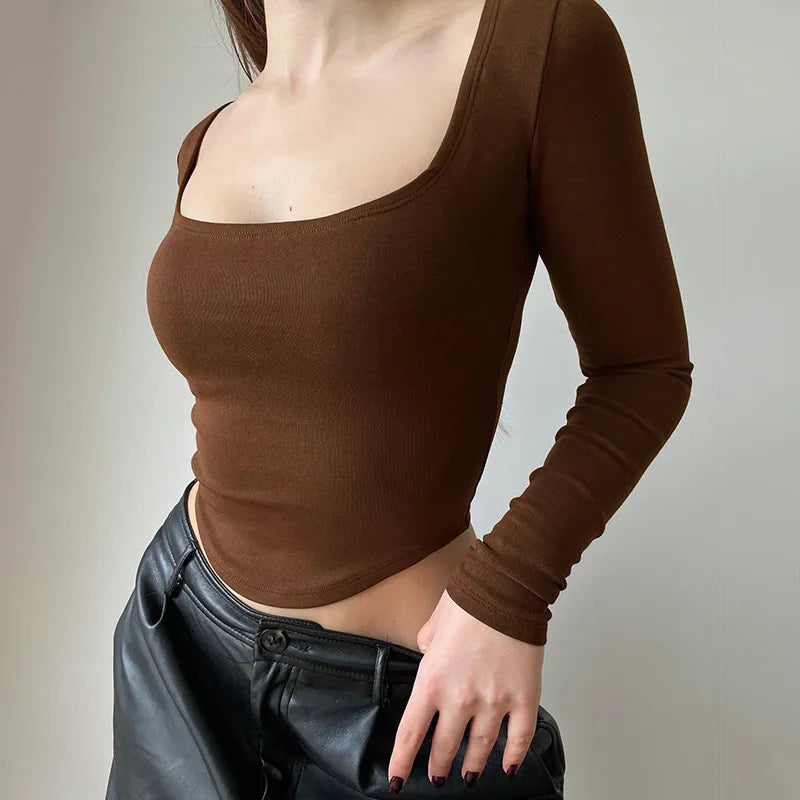 Skinny Sexy Solid Crop Top