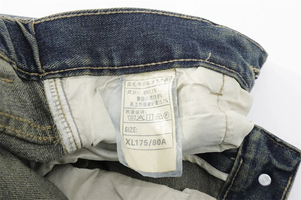 Trendy Men’s High Street Ripped Jeans