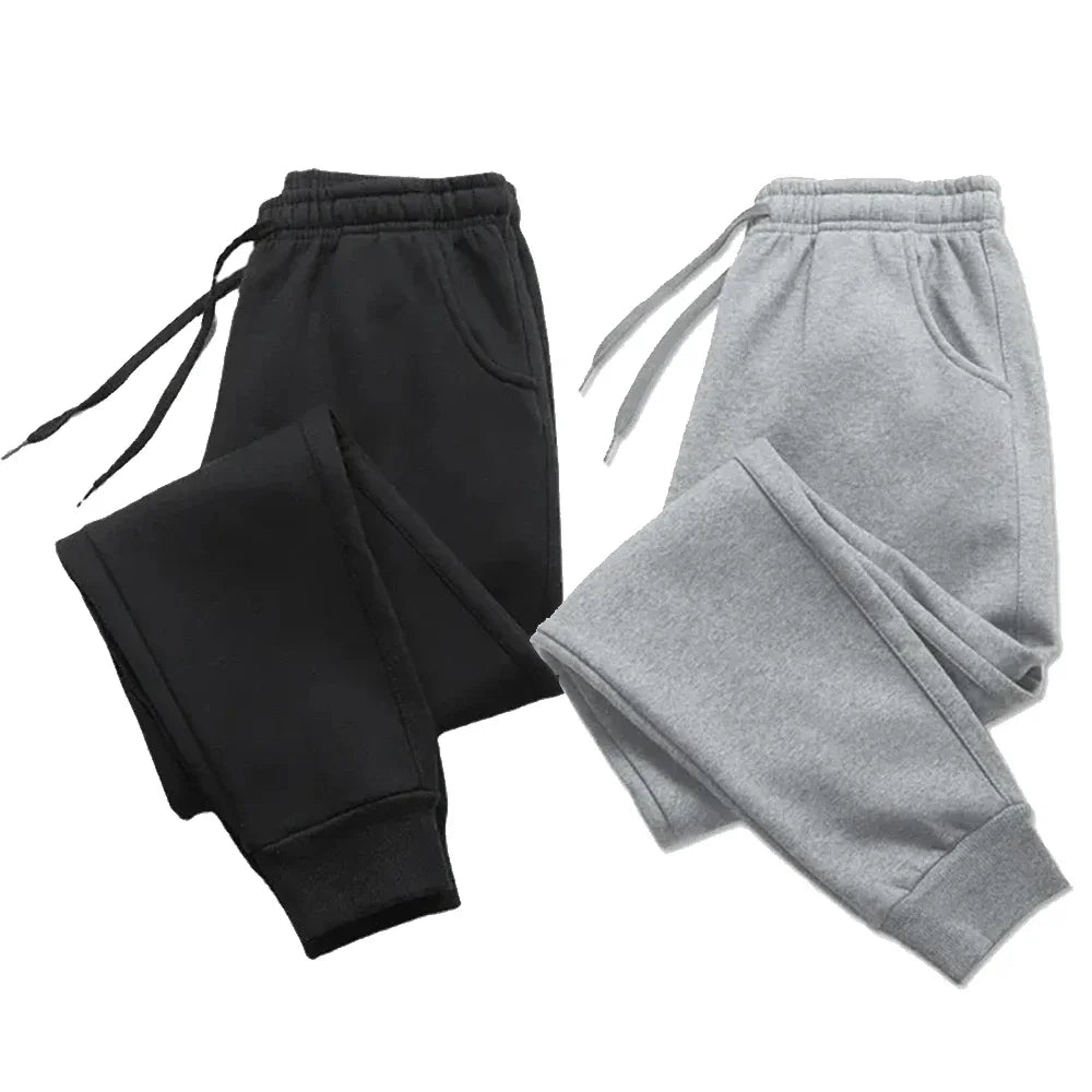 Men’s Fleece Sweatpants – Winter Warm Joggers for Running and Gym