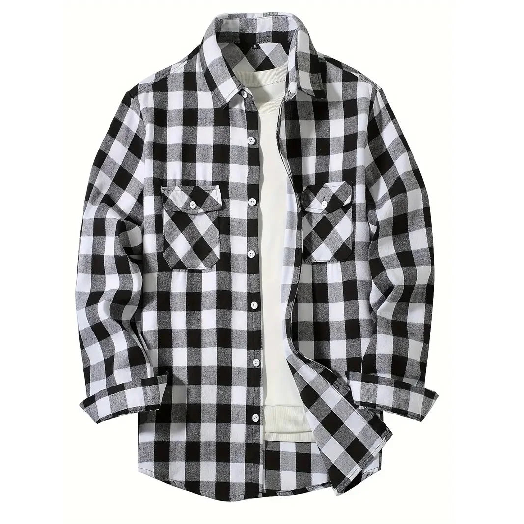Men’s Classic Plaid Flannel Shirt