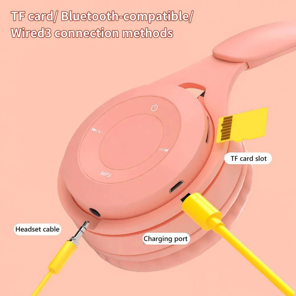 Y08 Macaron Wireless Bluetooth Headphone