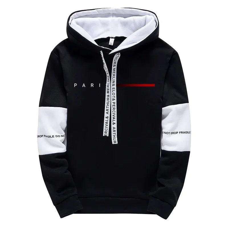 Men’s Paris Fashion Hoodie & Sweatpants – Casual Streetwear Jogging Set