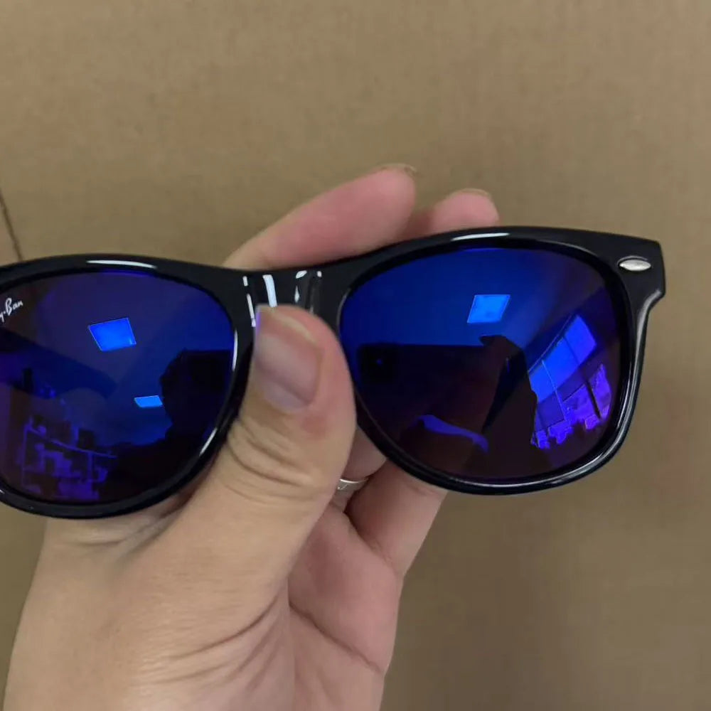 Men’s Vintage-Inspired Fashion Glasses – Large Curved Frame Retro Eyewear | Stylish Party & Costume Accessories