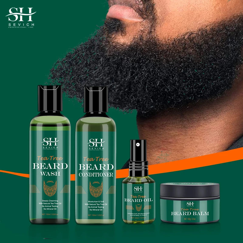 Men’s Beard Grooming Kit – Growth Oil, Conditioner and Enhancer