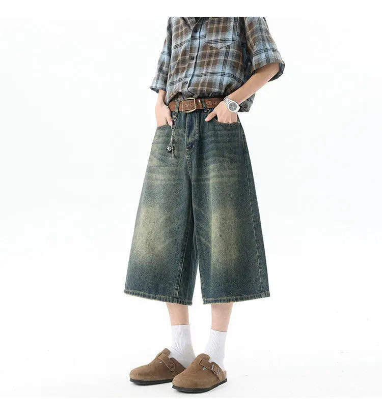 Men’s Trendy High-Waisted Wide