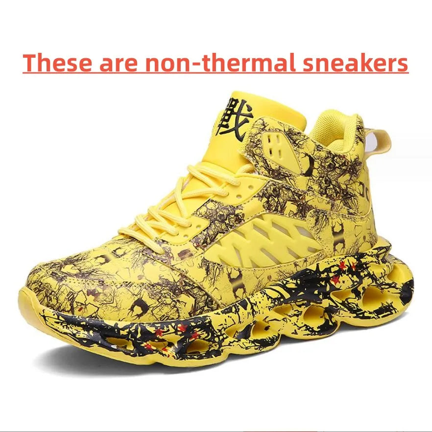 Winter Men’s Ankle Boots – Anti-Slip Warm Sneakers | Snow Boots Plush Outdoor Sport Shoes for Men