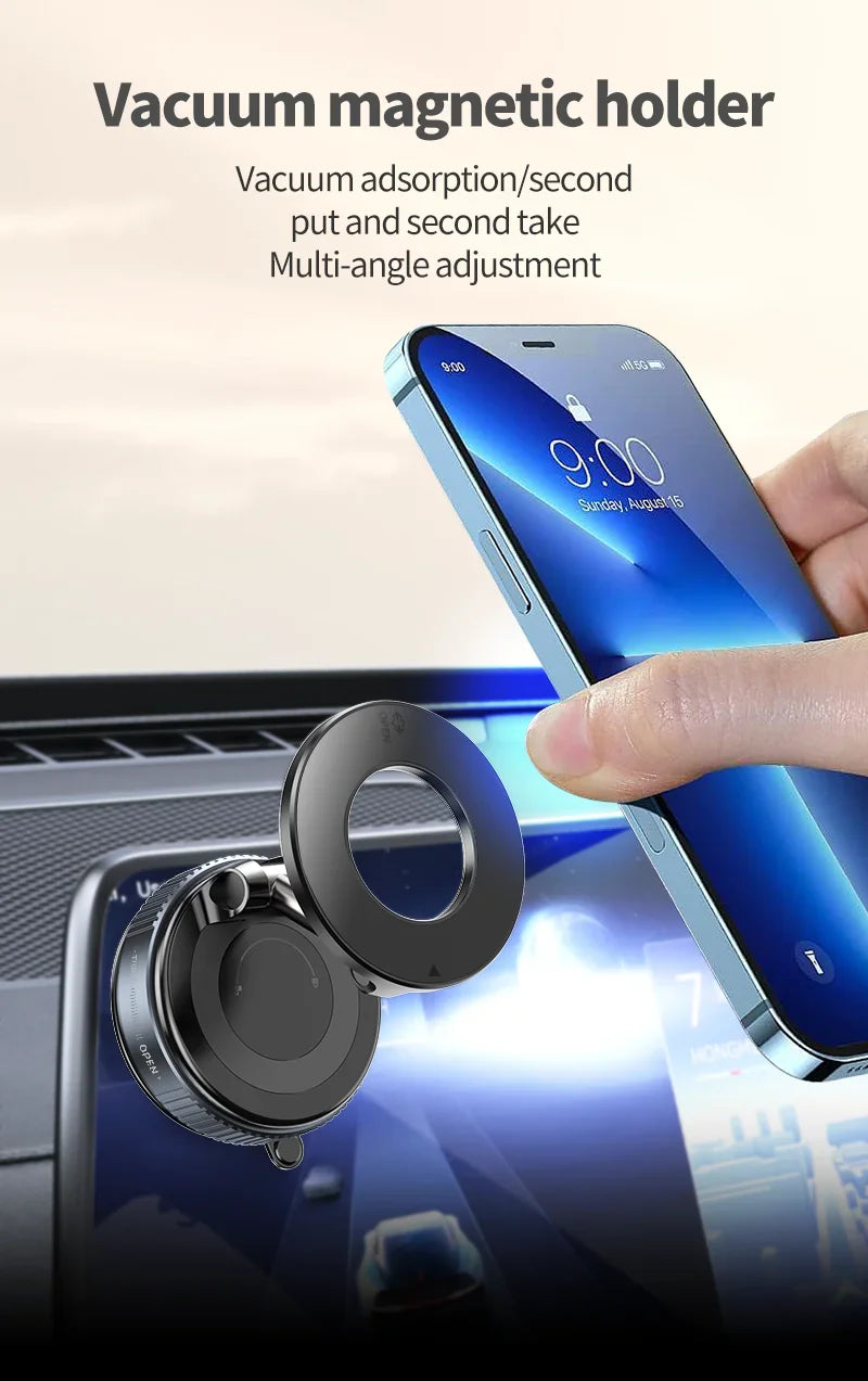 Xiaomi Magnetic Phone Holder – Rotating Folding MagSafe Suction Stand for Car, Home & Gym