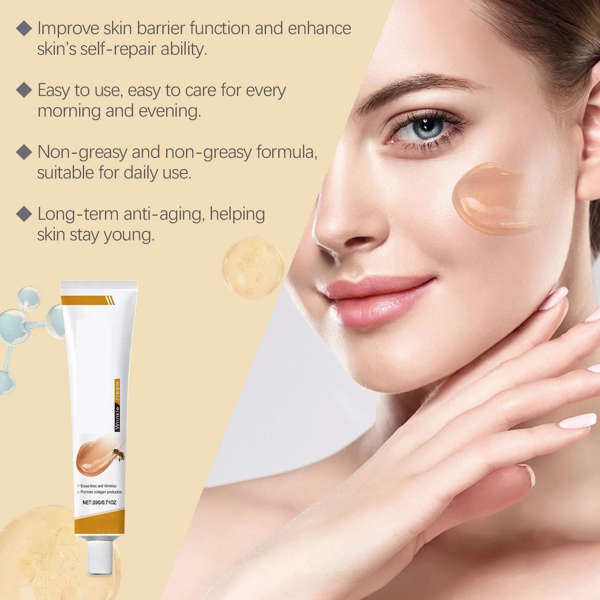 Facial Soft Skin Care Cream 20g | Hydrating & Nourishing Moisturizer