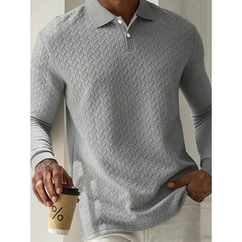 Men’s Long Sleeve Polo Shirt