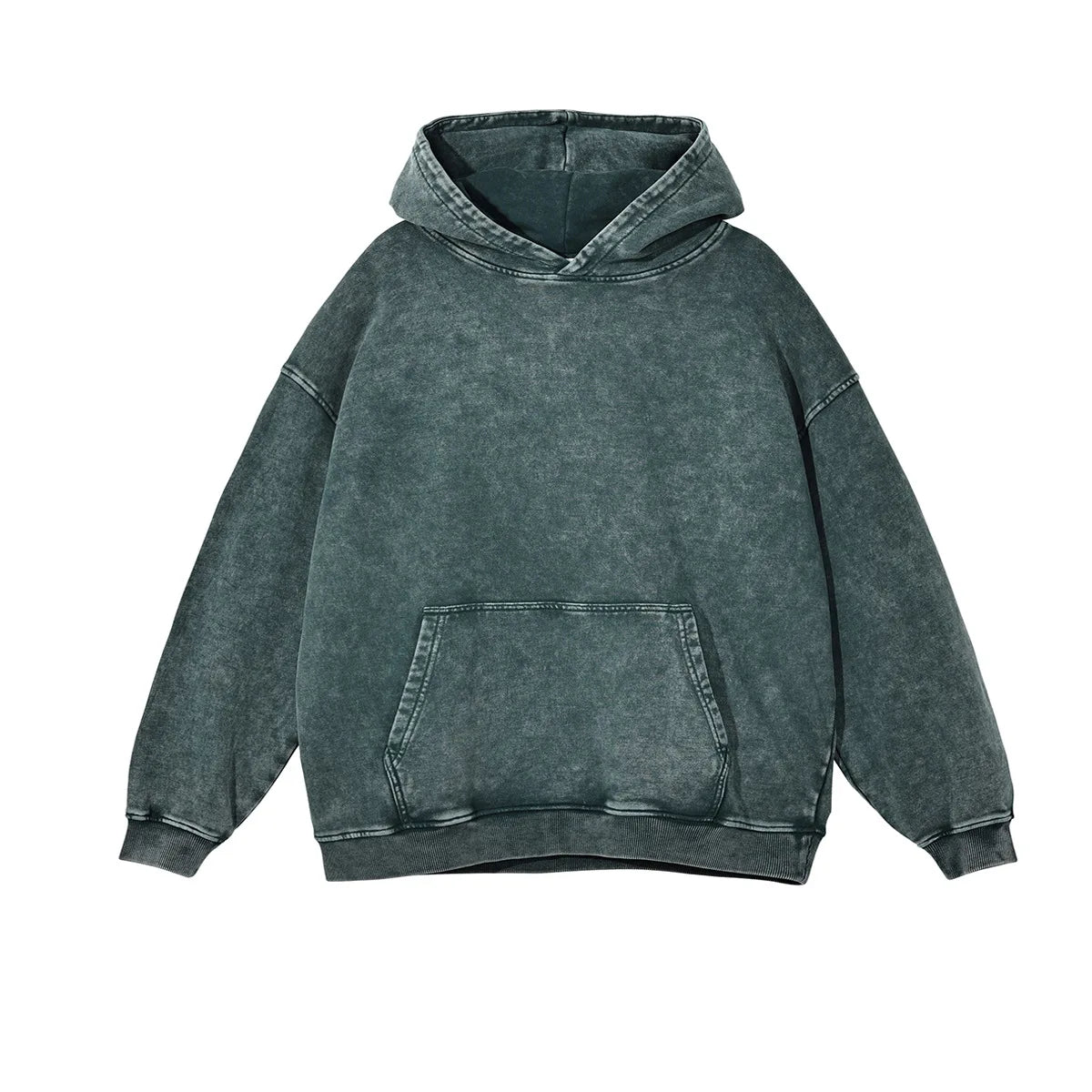 Vintage Washed Hoodie – Unisex Retro Streetwear Pullover