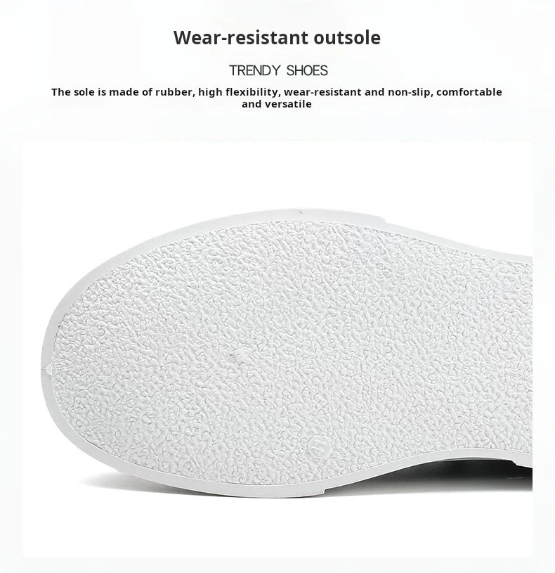 Men’s Casual Lightweight PU Leather Sneakers