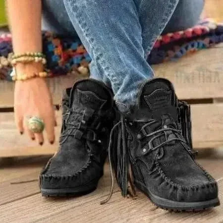 Autumn and Winter New Retro Women Fashion Boots