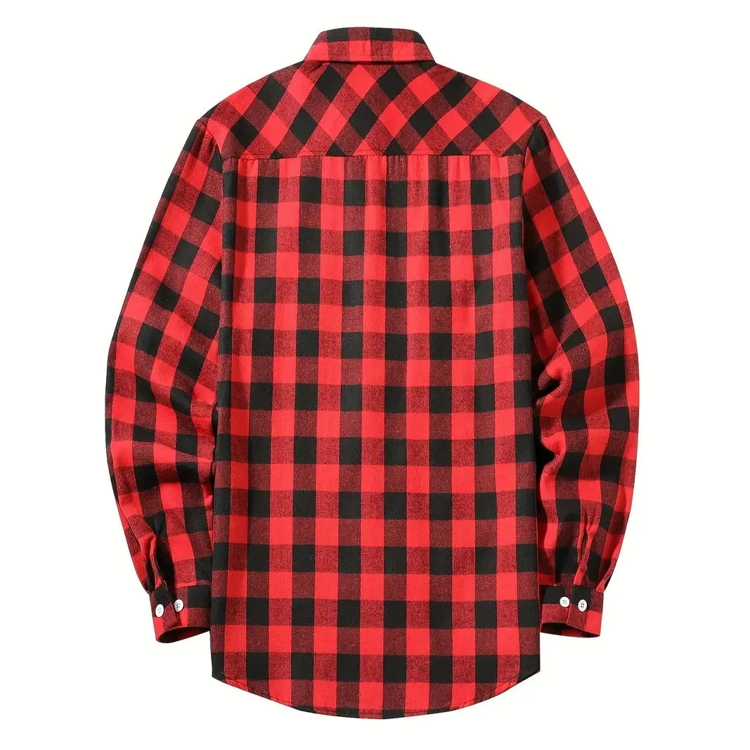 Men’s Classic Plaid Flannel Shirt