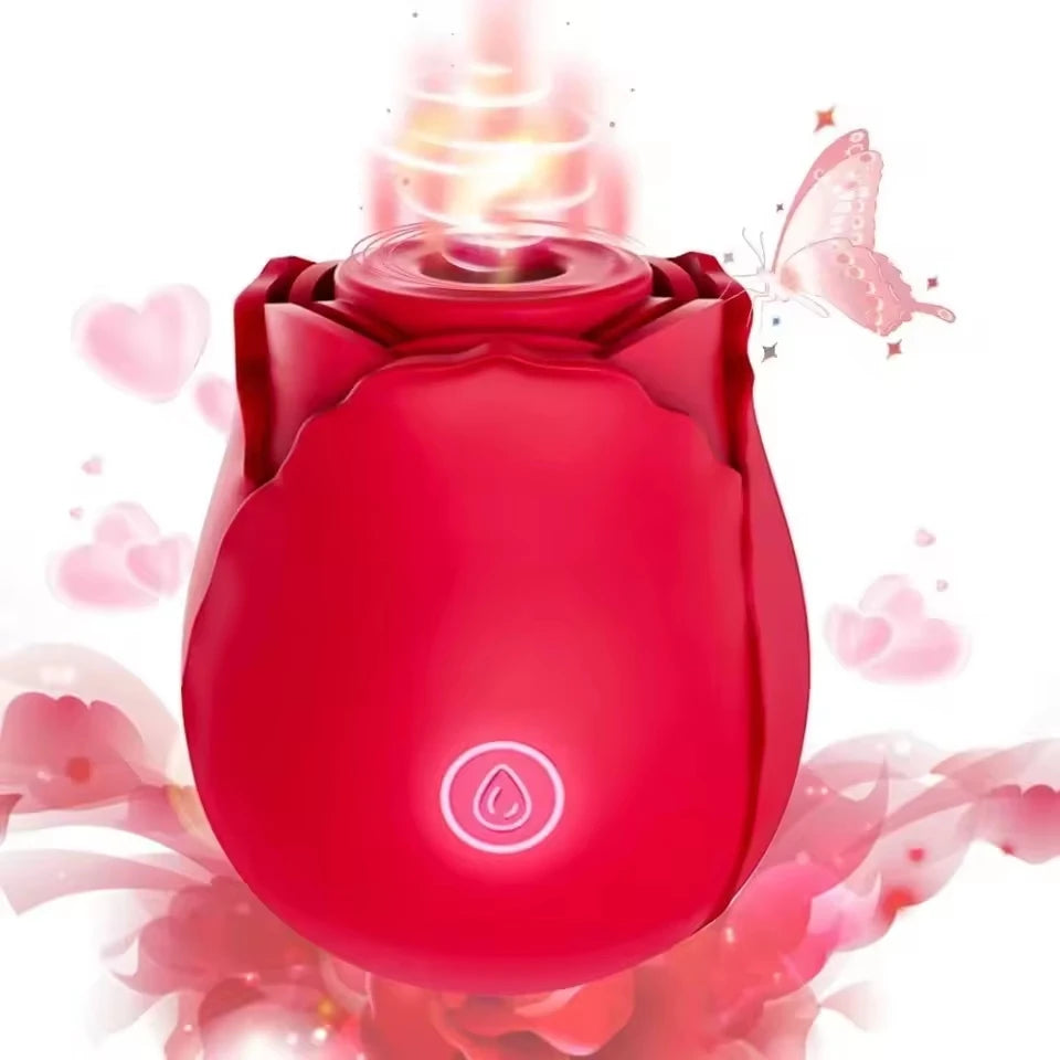 Rose Clitoral Suction & Vibrator Sex Toy