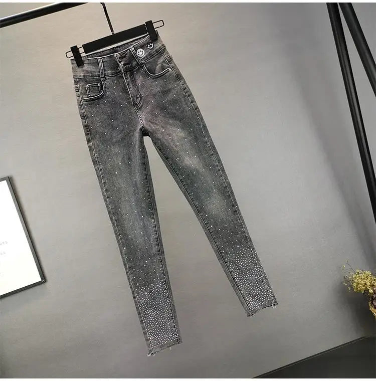 Women’s 2025 Elastic Casual Denim Jeans