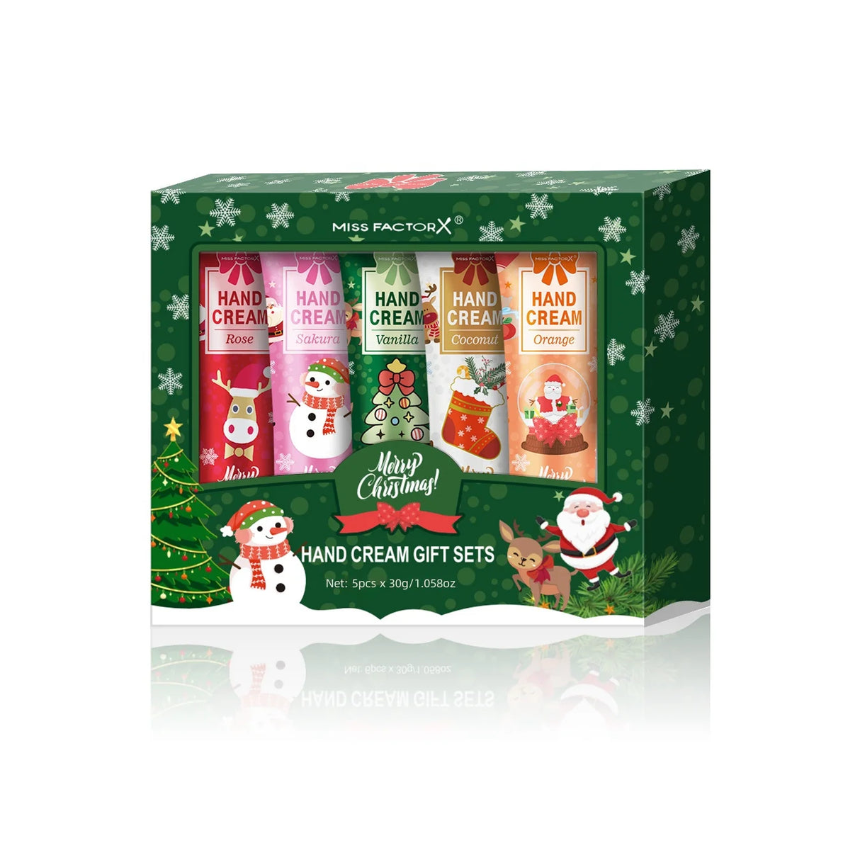Christmas Gift 5-in-1 Travel Hand Cream Set