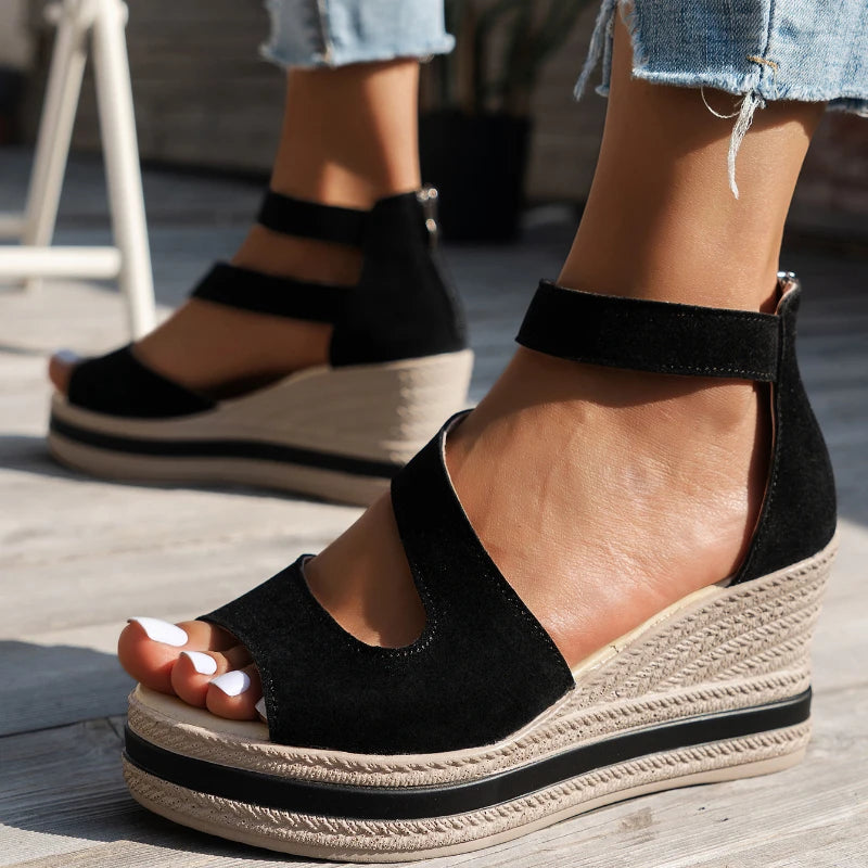 Women’s Fish Mouth Platform Sandals