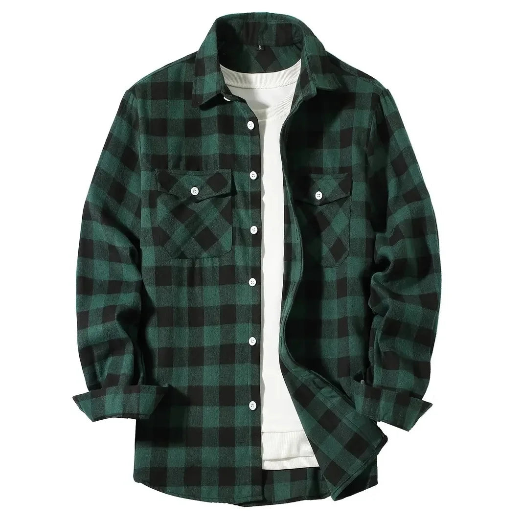 Men’s Classic Plaid Flannel Shirt