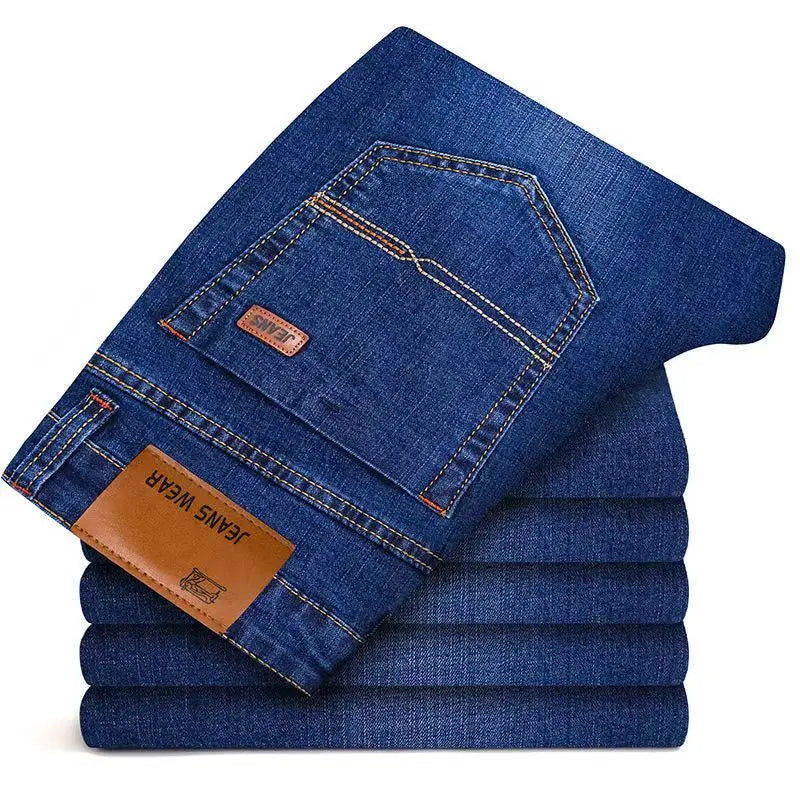 New Business Men's Casual Straight Fit Jeans