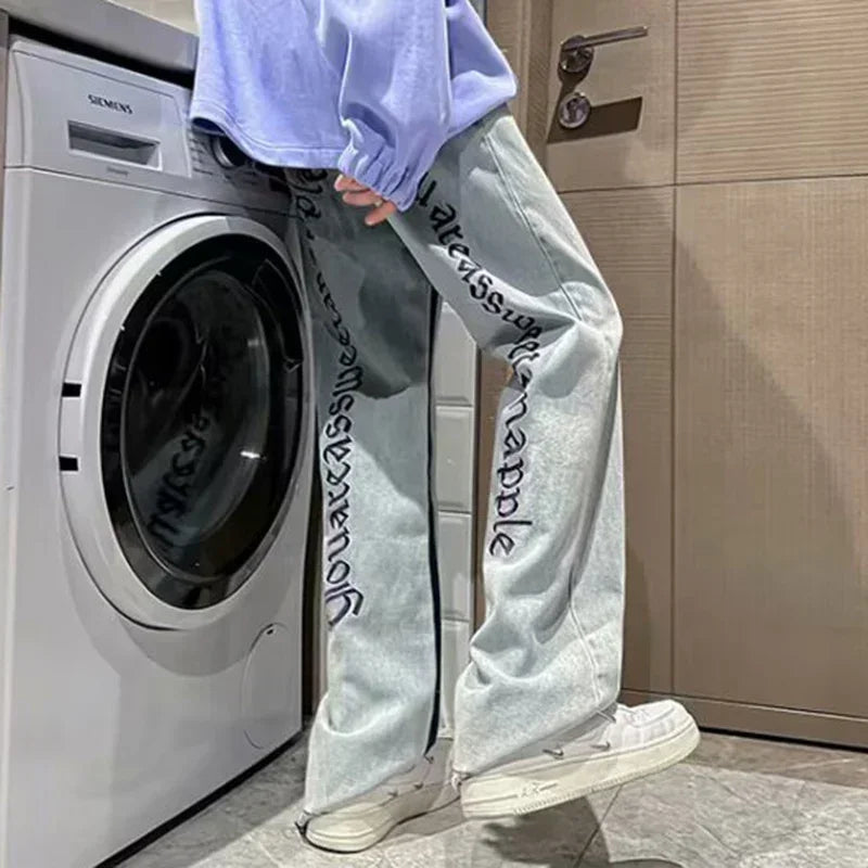 Men’s 2025 Fashion Streetwear Baggy Jeans