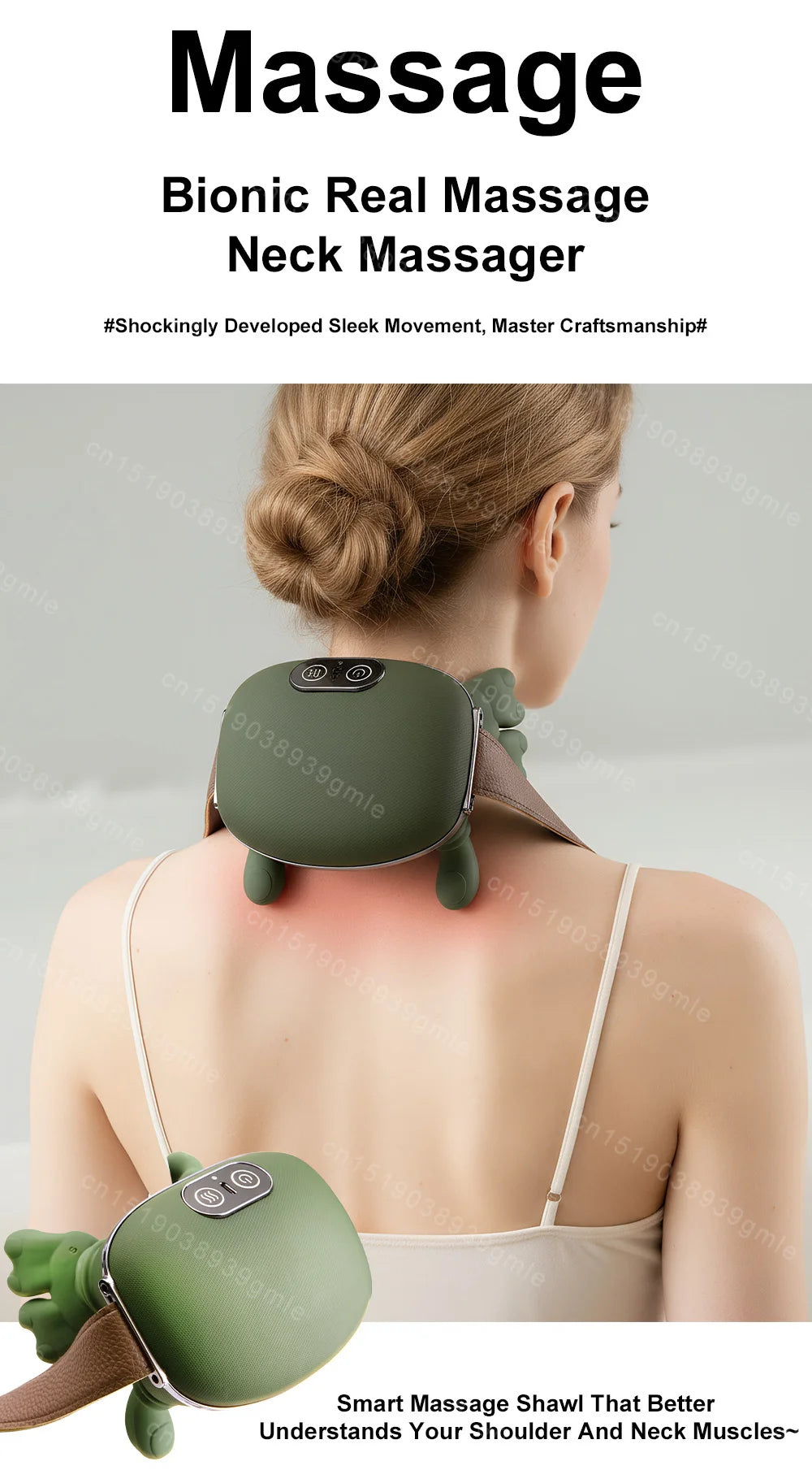 Wireless Electric Deep Tissue Neck & Shoulder Massager