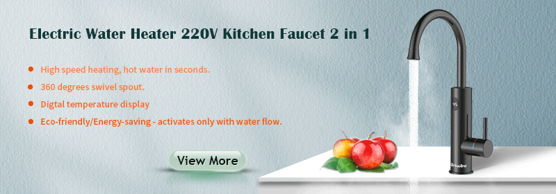 Briwellna Electric Water Heater Faucet 220V – Instant Tankless Kitchen Heating Tap