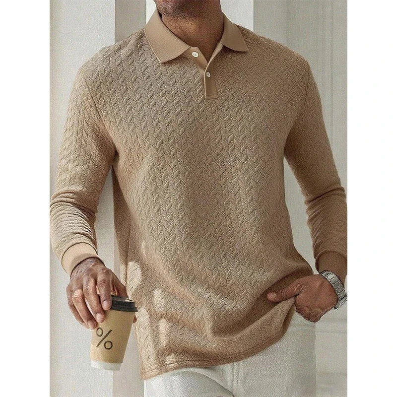 Men’s Long Sleeve Polo Shirt