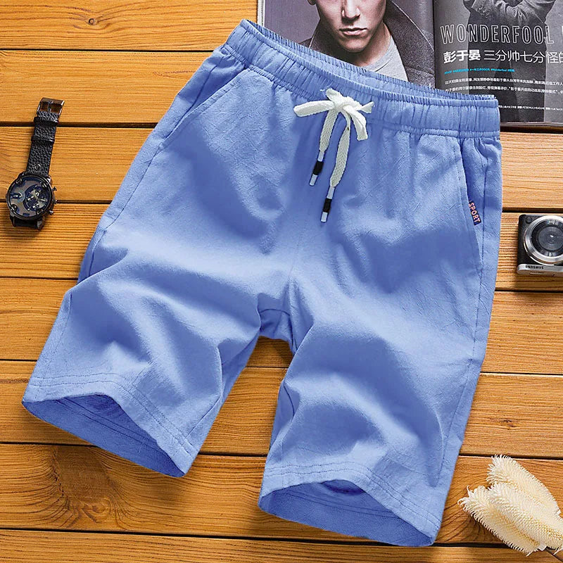 Men’s Casual Straight Shorts – Summer Running and Beach Wear