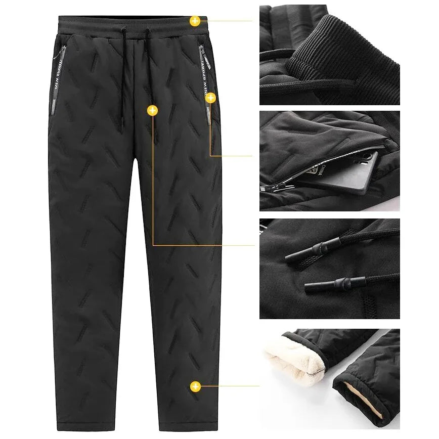 Pantalones gruesos de invierno para mujer
