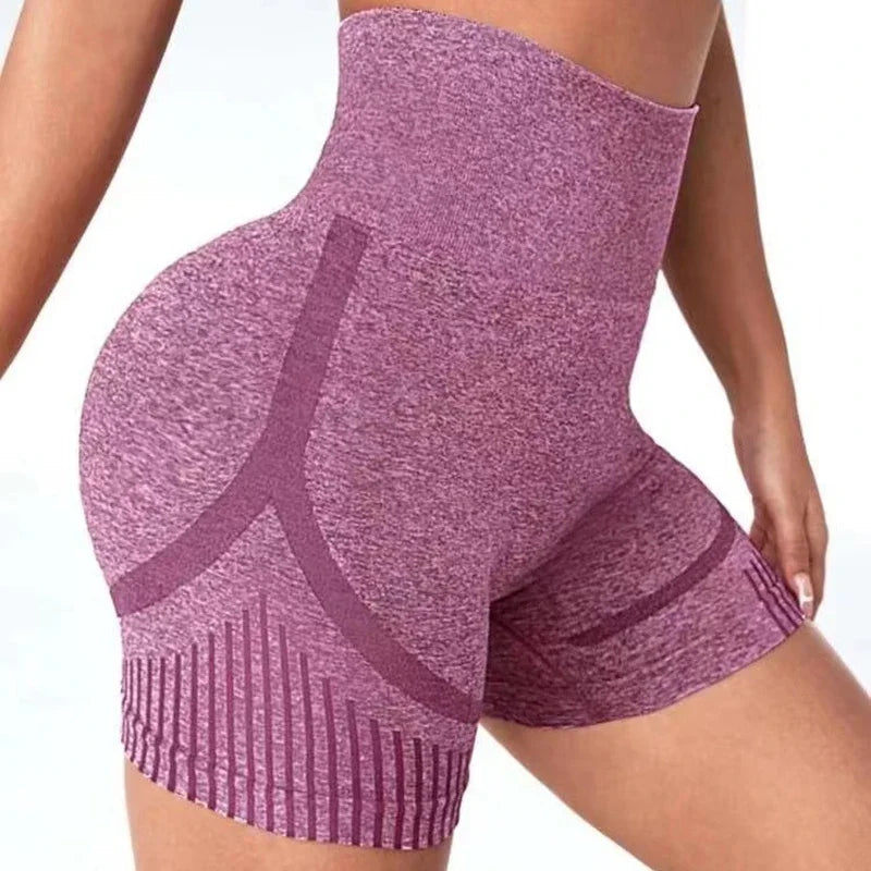 Women’s Seamless High-Waist Yoga Shorts – Quick-Dry, High Elastic Fitness Leggings | EU/US Style Sportswear