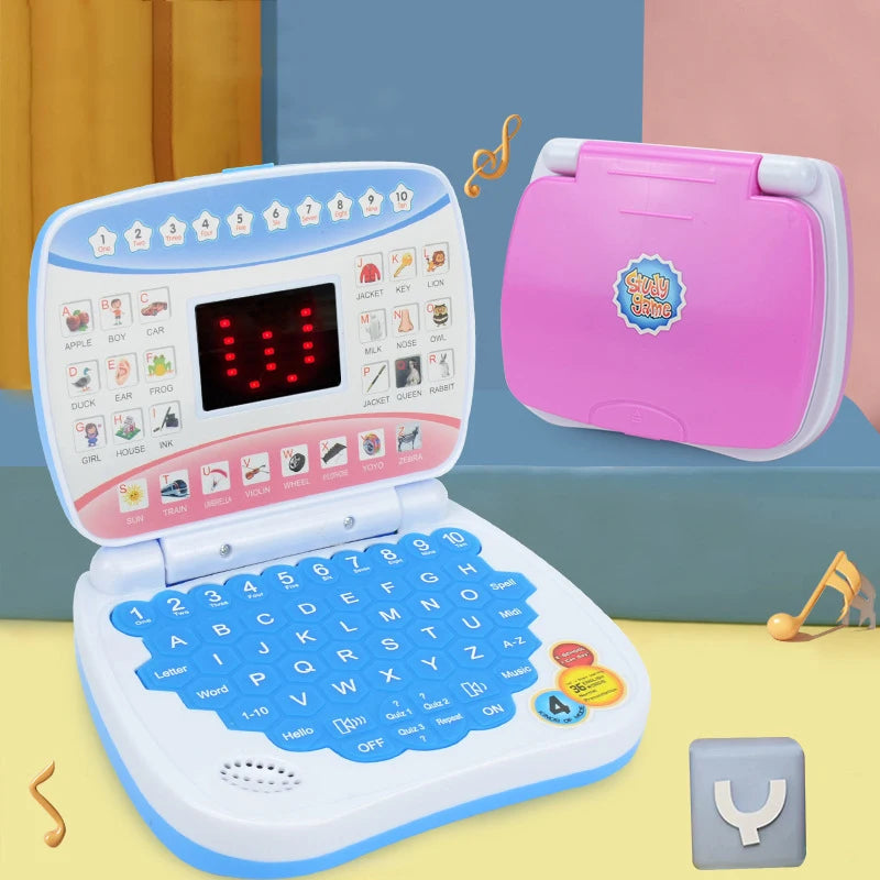 Interactive Preschool Learning Laptop Toy